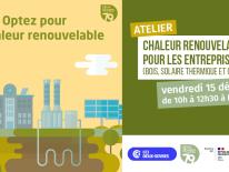 Atelier Chaleur renouvelable pour les entreprises